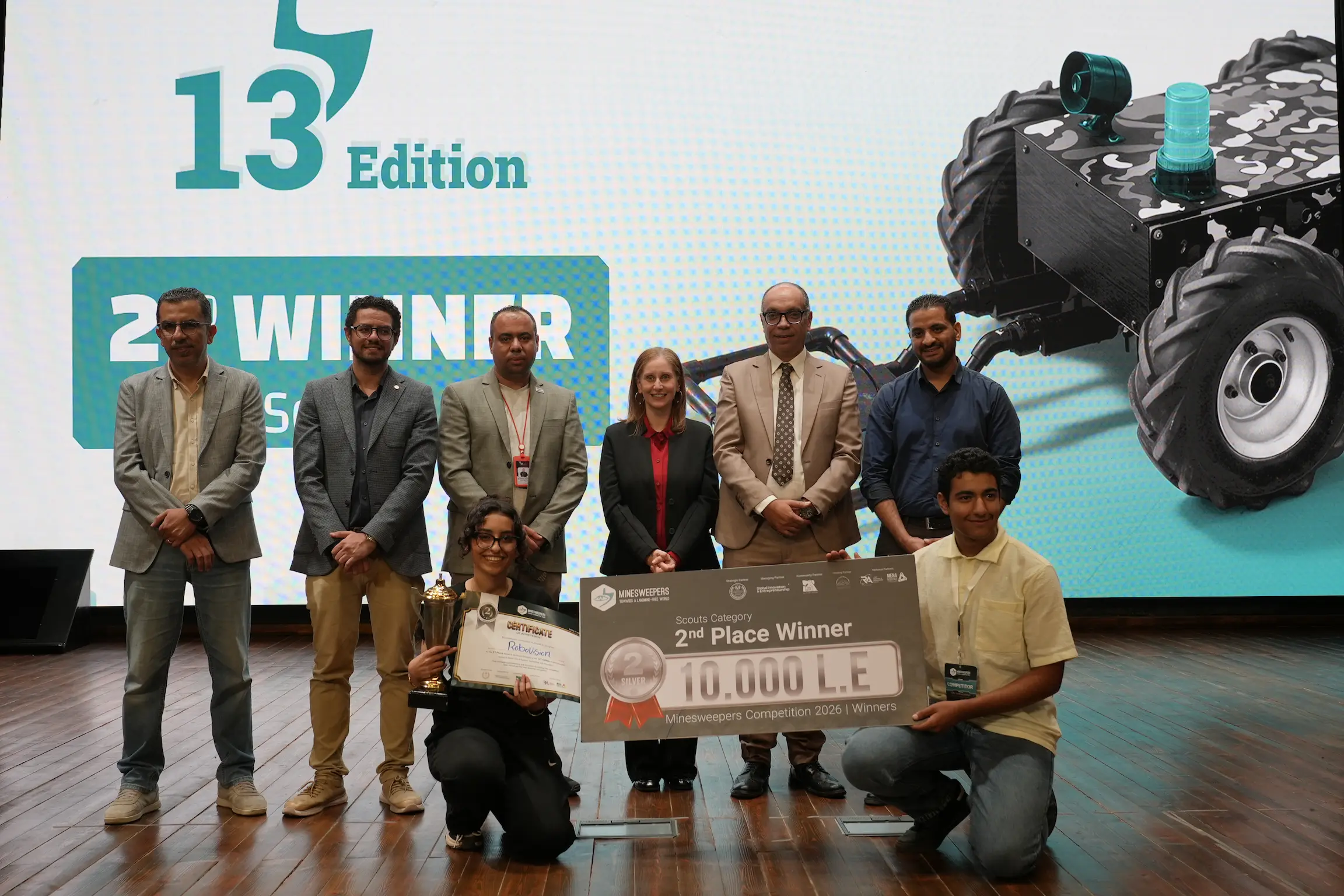 Scouts – 2nd place – Robo vision