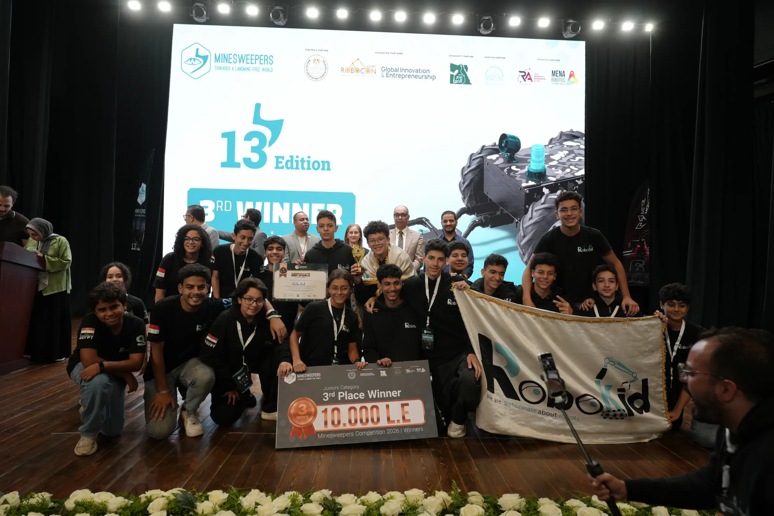 Juniors – 3rd place – Robo kid